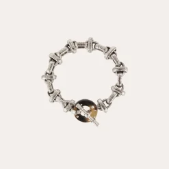Gas Bijoux Adrian bracelet acetate silver - Tortoise^Femme Bracelets