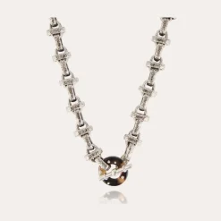 Gas Bijoux Adrian necklace acetate silver - Tortoise^Femme Colliers