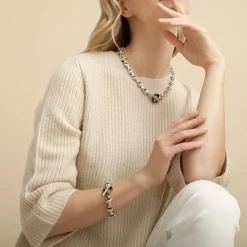 Gas Bijoux Adrian necklace acetate silver - Tortoise^Femme Colliers