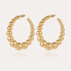 Gas Bijoux Andy hoop earrings large size gold^Femme Boucles D'oreilles|Bijoux Dorés