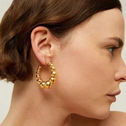 Gas Bijoux Andy hoop earrings small size gold^Femme Boucles D'oreilles|Bijoux Dorés