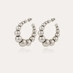 Gas Bijoux Andy hoop earrings small size silver^Femme Boucles D'oreilles|Bijoux Argentés