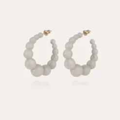 Gas Bijoux Andy hoop earrings small size gold -^Femme Boucles D'oreilles