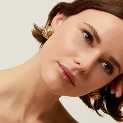 Gas Bijoux Anne strass earrings gold^Femme Boucles D'oreilles|Boucles D'oreilles