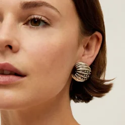 Gas Bijoux Anne strass earrings silver^Femme Boucles D'oreilles|Boucles D'oreilles