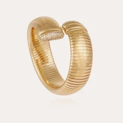 Gas Bijoux Antigone strass bracelet gold - ia^Femme Bracelets|Bracelets