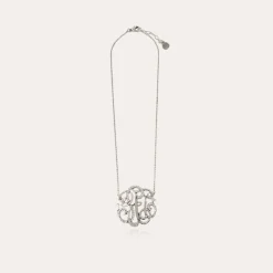 Gas Bijoux Arabesque necklace large size silver^Femme Colliers