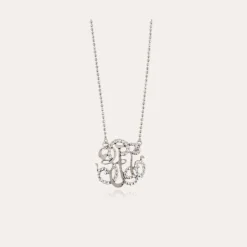 Gas Bijoux Arabesque necklace small size silver^Femme Colliers