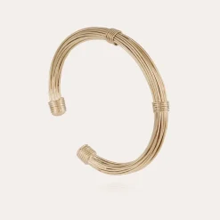 Gas Bijoux Ariane bangle bracelet very large size gold^Homme Bracelets Homme|Joncs Homme