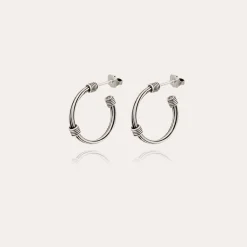 Gas Bijoux Ariane hoop earrings mini silver^Femme Boucles D'oreilles|Bijoux Argentés
