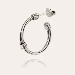 Gas Bijoux Ariane hoop earrings mini silver^Femme Boucles D'oreilles|Bijoux Argentés