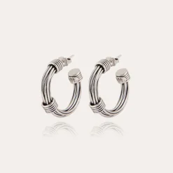 Gas Bijoux Ariane hoop earrings small size silver^Femme Boucles D'oreilles|Bijoux Argentés