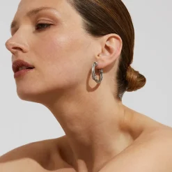 Gas Bijoux Ariane hoop earrings small size silver^Femme Boucles D'oreilles|Bijoux Argentés