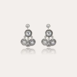 Gas Bijoux Arlequin earrings silver^Femme Boucles D'oreilles