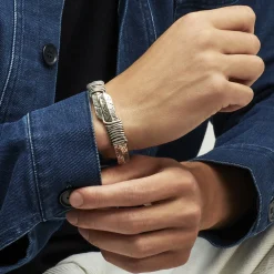 Gas Bijoux Arrow bracelet silver^Homme Bracelets Homme|Joncs Homme
