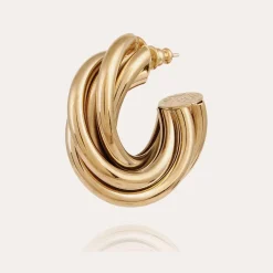 Gas Bijoux Atik hoop earrings small size gold^Femme Boucles D'oreilles|Bijoux Dorés