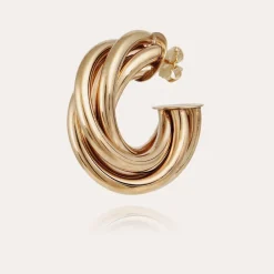 Gas Bijoux Atik hoop medium size gold^Femme Boucles D'oreilles|Bijoux Dorés
