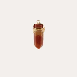 Gas Bijoux Aventura charms Constantine small size gold - Red Jasper^ Charms Constantine Découvrir