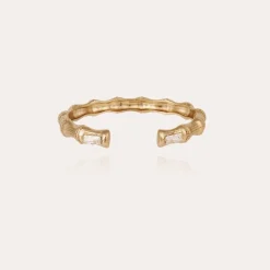 Gas Bijoux Bambou jonc strass bracelet gold^Femme Bracelets|Bracelets