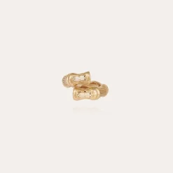 Gas Bijoux Bambou liane strass ring gold^Femme Bagues