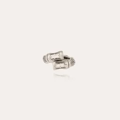 Gas Bijoux Bambou Liane strass ring silver^Femme Bagues