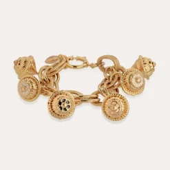 Gas Bijoux Bell enamel bracelet gold^Femme Bracelets