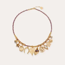 Gas Bijoux Bellagio bis necklace gold^Femme Colliers