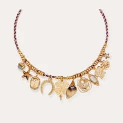 Gas Bijoux Bellagio bis necklace gold^Femme Colliers