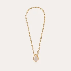 Gas Bijoux Billy necklace gold - White Mother-of-pearl^Femme Colliers|Scapulaire & Billy Découvrir