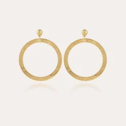 Gas Bijoux Bolduc earrings small size gold^Femme Boucles D'oreilles|Bijoux Dorés
