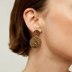 Gas Bijoux Boucles d'oreilles Onde Lucky mini dorées^Femme Boucles D'oreilles|Bijoux Dorés