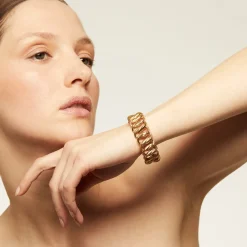 Gas Bijoux Bronx bracelet small size gold^Femme/Homme Bracelets|Bijoux Dorés
