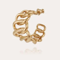 Gas Bijoux Bronx hoop earrings gold^Femme Boucles D'oreilles|Bijoux Dorés