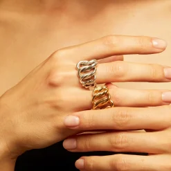 Gas Bijoux Bronx ring silver^Femme Bagues