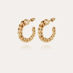 Gas Bijoux Bronxy hoop earrings gold^Femme Boucles D'oreilles|Bijoux Dorés