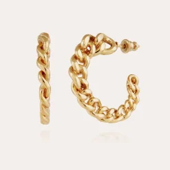 Gas Bijoux Bronxy hoop earrings gold^Femme Boucles D'oreilles|Bijoux Dorés