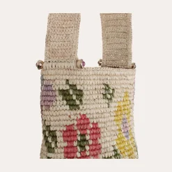 Gas Bijoux Bucket bag mini raffia^ Sacs & Pochettes