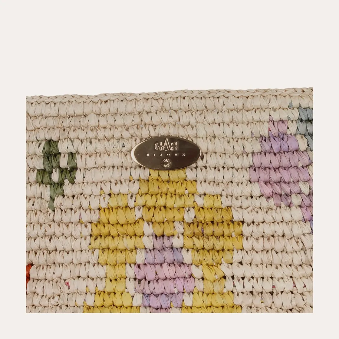 Gas Bijoux Bucket bag mini raffia^ Sacs & Pochettes