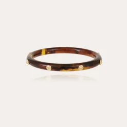 Gas Bijoux Caftan Bis Bracelet acetate gold - Brown^Femme Bracelets
