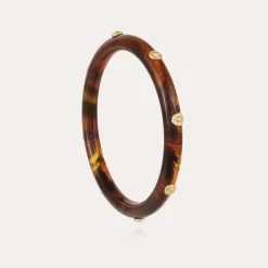 Gas Bijoux Caftan Bis Bracelet acetate gold - Brown^Femme Bracelets