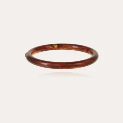 Gas Bijoux Caftan bracelet acetate gold - Brown^Femme Bracelets