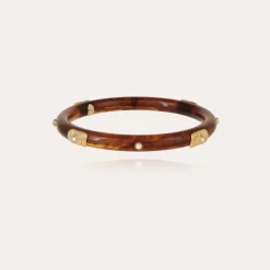 Gas Bijoux Caftan Meknes bracelet acetate gold - Brown^Femme Bracelets|Bracelets
