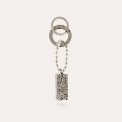 Gas Bijoux Cage Bozart key ring silver^Homme Accessoires Homme|Broches & Porte-clefs