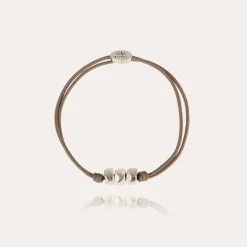 Gas Bijoux Cailloux bracelet large size silver^Homme Bracelets Cordons Homme