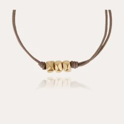 Gas Bijoux Cailloux bracelet large size gold^Homme Bracelets Cordons Homme