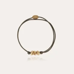 Gas Bijoux Cailloux bracelet large size gold^Homme Bracelets Cordons Homme