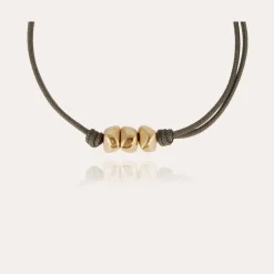 Gas Bijoux Cailloux bracelet large size gold^Homme Bracelets Cordons Homme