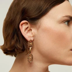 Gas Bijoux Carthage earrings gold^Femme Boucles D'oreilles|Bijoux Dorés