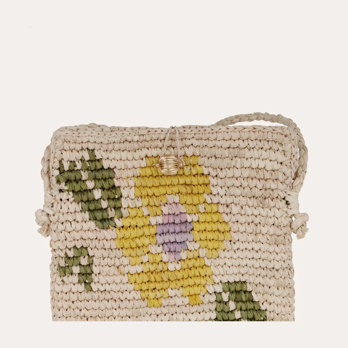 Gas Bijoux Cell phone pouch raffia^ Sacs & Pochettes