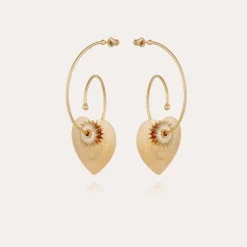 Gas Bijoux Céline Love earrings gold^Femme Boucles D'oreilles